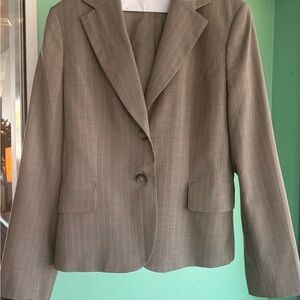 Ann Taylor Wool Women's Tan Suit